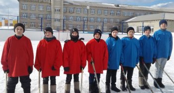 Хоккей с мячом в валенках